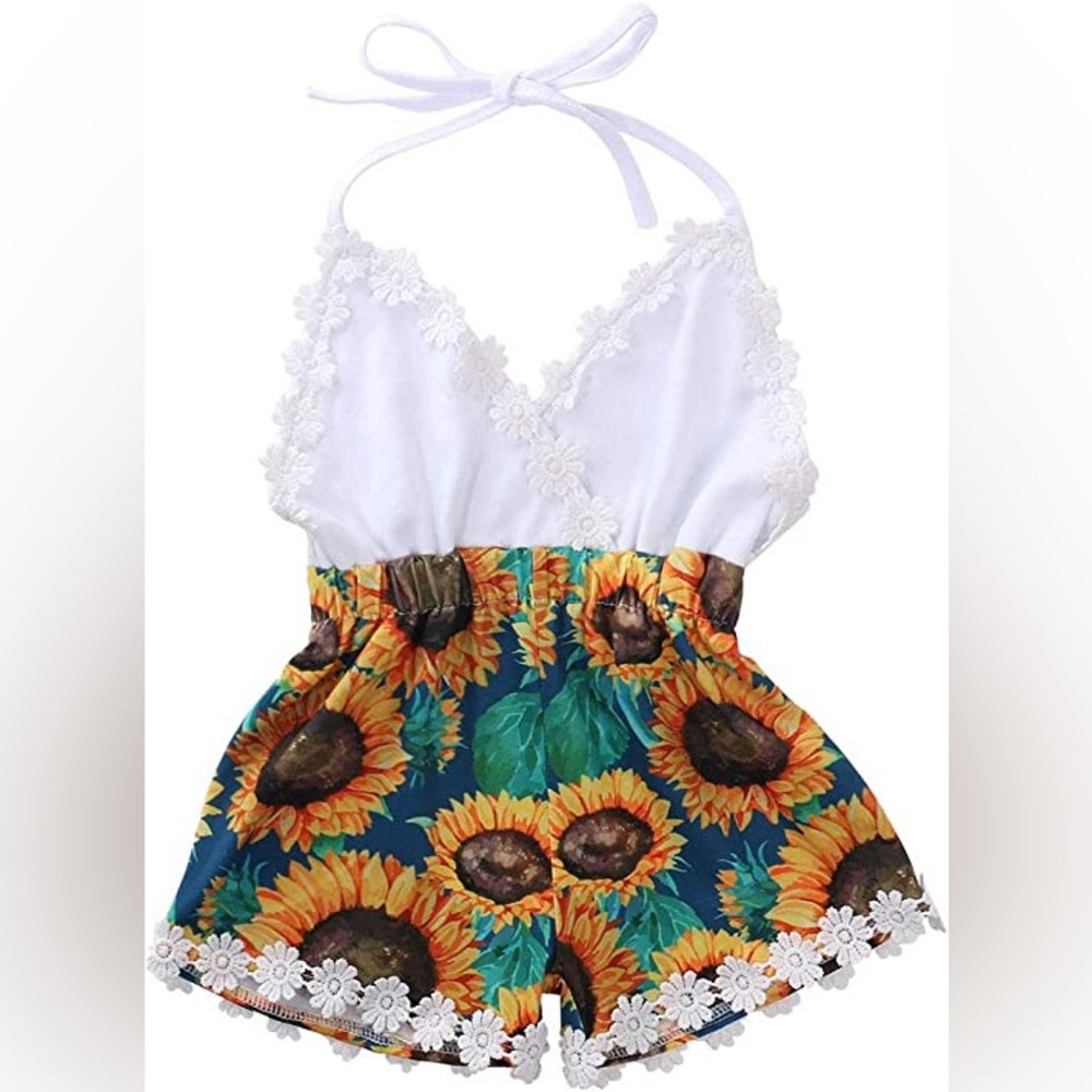 One Piece Halter Jumpsuit Daisy & Lace